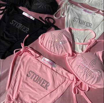Rhinestone Stoner Bikini