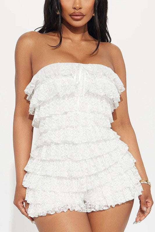 Layered Ruffles Rompers